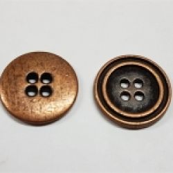 ПУГОВИЦА ПРИШИВНАЯ 20 ММ М52 (МЕТАЛЛ)