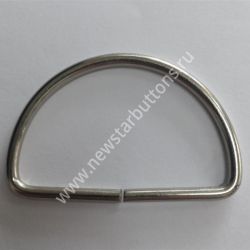 ПОЛУКОЛЬЦО 50 ММ (СТАЛЬ 3 ММ) ЦВЕТ НИКЕЛЬ/250 ШТ