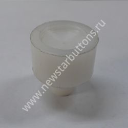ПОДСТАВКА ФТОРОПЛАСТОВАЯ ДЛЯ КНОПКИ №61 ПОД ШЛЯПКУ ПЛАСТИКОВУЮ 18ММ