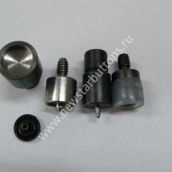 НАСАДКА ДЛЯ КНОПКИ №54 (СТАЛЬ) ШЛЯПКА ПЛАСТИК 12,5 ММ