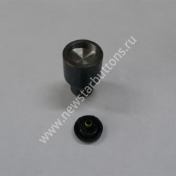 ПОДСТАВКА МЕТАЛЛИЧЕСКАЯ ДЛЯ КНОПКИ №54 ПОД ШЛЯПКУ ПЛАСТИКОВУЮ 12,5 ММ