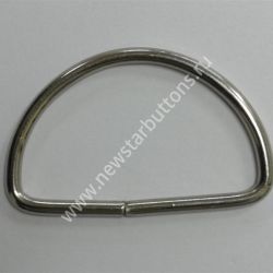 ПОЛУКОЛЬЦО 35 ММ (СТАЛЬ 2,5 ММ) ЦВЕТ НИКЕЛЬ/500 ШТ