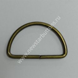ПОЛУКОЛЬЦО 25 ММ (СТАЛЬ 2 ММ) ЦВЕТ АНТИК/1000 ШТ