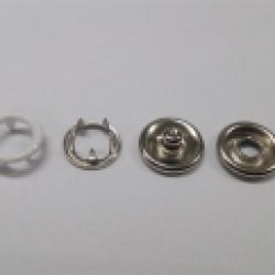 КНОПКА ТРИКОТАЖНАЯ (КОЛЬЦО) 7,8ММ/БЕЛАЯ /1440 ШТ