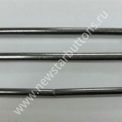 РАМКА РЕГУЛИРОВОЧНАЯ 50*15 ММ (СТАЛЬ 2,4 ММ) - ТЁМНЫЙ НИКЕЛЬ/500 ШТ