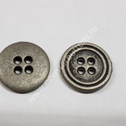 ПУГОВИЦА ПРИШИВНАЯ 15 ММ М23 (МЕТАЛЛ)