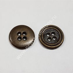 ПУГОВИЦА ПРИШИВНАЯ 15 ММ М21 (МЕТАЛЛ)