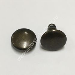 ХОЛЬНИТЕН ДВУСТОРОННИЙ СТАЛЬНОЙ №0 (6ММ) ЦВЕТ АНТИК/2000 ШТ