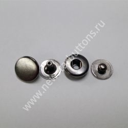 КНОПКА СТАЛЬНАЯ 10 ММ, ТИП ВT-2, ЦВЕТ ТЁМНЫЙ НИКЕЛЬ/1440 ШТ