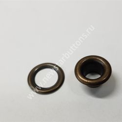 ЛЮВЕРСЫ №2 (СТАЛЬ) 4,5 ММ - ЦВЕТ АНТИК/5000 ШТ