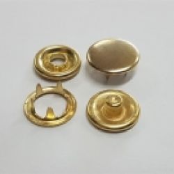 КНОПКА ТРИКОТАЖНАЯ (ЗАКРЫТАЯ) 9,5 ММ, ЦВЕТ ЗОЛОТО/1440 ШТ