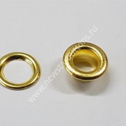 ЛЮВЕРСЫ №3 (СТАЛЬ) 5 ММ - ЦВЕТ ЗОЛОТО/5000 ШТ