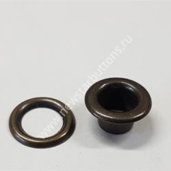 ЛЮВЕРСЫ №3 (СТАЛЬ) 5 ММ - ЦВЕТ АНТИК/5000 ШТ