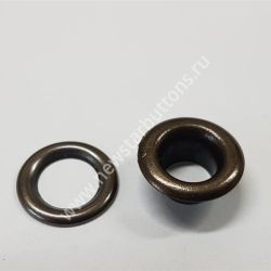 ЛЮВЕРСЫ №4 (СТАЛЬ) 6 ММ - ЦВЕТ АНТИК/5000 ШТ