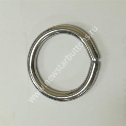 КОЛЬЦО 30 ММ (СТАЛЬ 5 ММ) ЦВЕТ НИКЕЛЬ/200 ШТ
