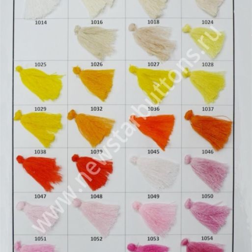 КАРТА ЦВЕТОВ НИТКИ