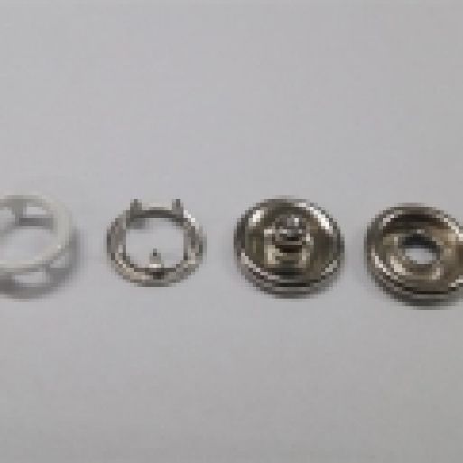 КНОПКА ТРИКОТАЖНАЯ (КОЛЬЦО) 7,8ММ/БЕЛАЯ /1440 ШТ