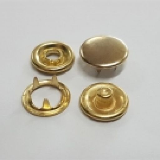 КНОПКА ТРИКОТАЖНАЯ (ЗАКРЫТАЯ) 9,5 ММ, ЦВЕТ ЗОЛОТО/1440 ШТ