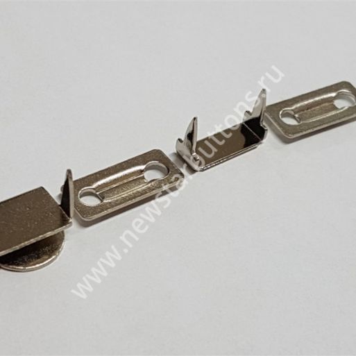 КРЮЧОК БРЮЧНЫЙ (СТАЛЬ) 2 ПРОКОЛА - НИКЕЛЬ/144ШТ
