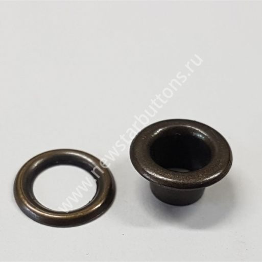 ЛЮВЕРСЫ №3 (СТАЛЬ) 5 ММ - ЦВЕТ АНТИК/5000 ШТ