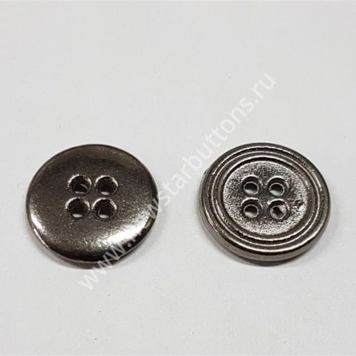 ПУГОВИЦА ПРИШИВНАЯ 15 ММ М22 (МЕТАЛЛ)