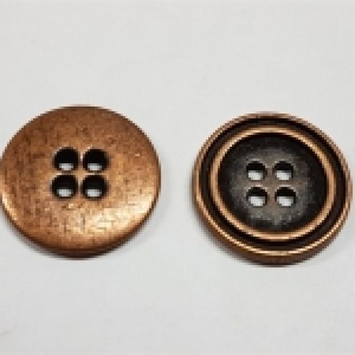 ПУГОВИЦА ПРИШИВНАЯ 20 ММ М52 (МЕТАЛЛ)