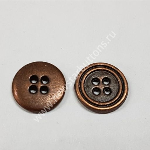 ПУГОВИЦА ПРИШИВНАЯ 15 ММ М19 (МЕТАЛЛ)
