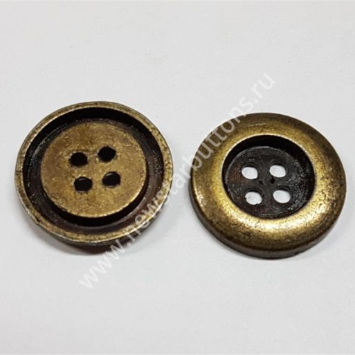 ПУГОВИЦА ПРИШИВНАЯ 20 ММ М51 (МЕТАЛЛ)