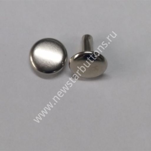 ХОЛЬНИТЕН ДВУСТОРОННИЙ СТАЛЬНОЙ №00 (4,5ММ) ЦВЕТ НИКЕЛЬ/5000 ШТ