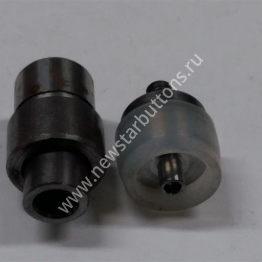 НАСАДКА ДЛЯ ПУГОВИЦЫ ДЖИНСОВОЙ 17 ММ - С ОТВЕРСТИЕМ