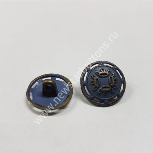 ПУГОВИЦА ПРИШИВНАЯ 18 ММ М28 (МЕТАЛЛ)