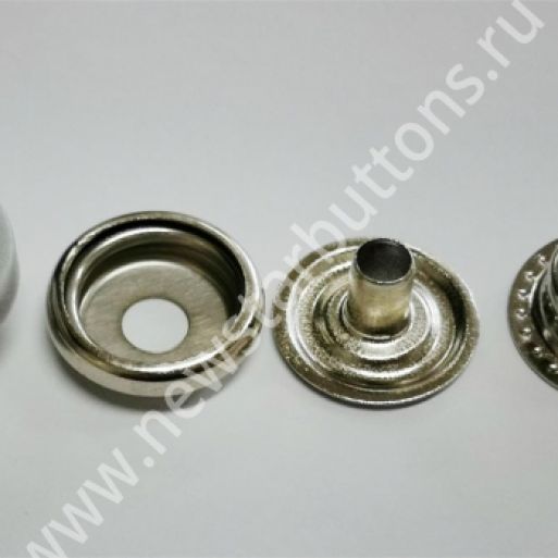 КНОПКА №61 (СТАЛЬ) С ПЛАСТИКОВОЙ ШЛЯПКОЙ 15 ММ, ЦВЕТ №523/720 ШТ
