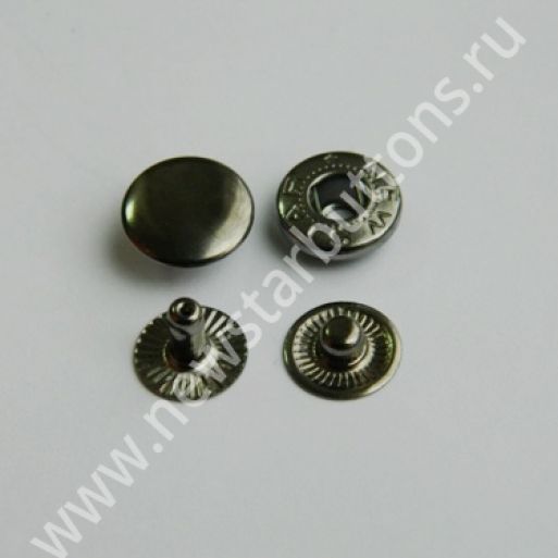 КНОПКА №54 (ЛАТУНЬ) 12,5 ММ, ЦВЕТ ТЁМНЫЙ НИКЕЛЬ/1440 ШТ