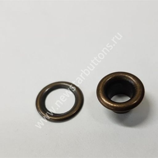 ЛЮВЕРСЫ №2 (ЛАТУНЬ) 4,5ММ - ЦВЕТ АНТИК/5000 ШТ