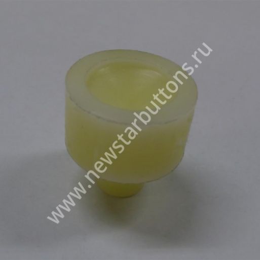 ПОДСТАВКА ФТОРОПЛАСТОВАЯ ДЛЯ КНОПКИ №61 ПОД ШЛЯПКУ ПЛАСТИКОВУЮ 17ММ
