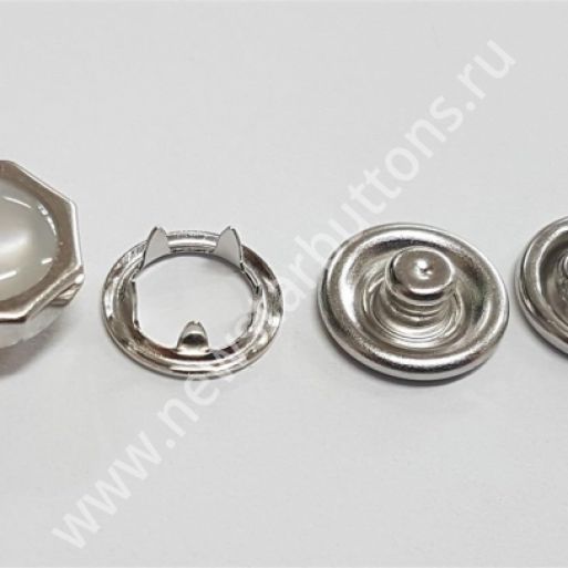 КНОПКА ТРИКОТАЖНАЯ (ВОСЬМИУГОЛЬНАЯ) 10,5 ММ/1440 ШТ