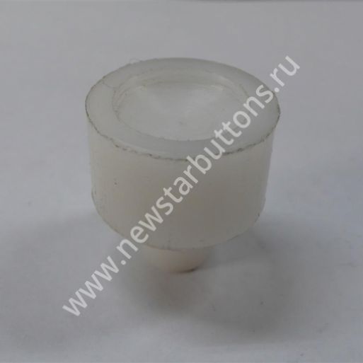 ПОДСТАВКА ФТОРОПЛАСТОВАЯ ДЛЯ КНОПКИ №61 ПОД ШЛЯПКУ ПЛАСТИКОВУЮ 18ММ