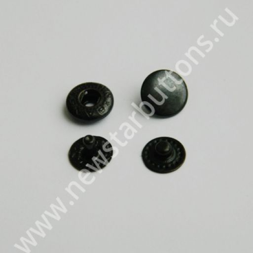 КНОПКА СТАЛЬНАЯ 10 ММ, ТИП ВT-2, ЦВЕТ ОКСИД/1440 ШТ
