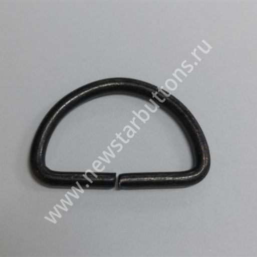 ПОЛУКОЛЬЦО 20 ММ (СТАЛЬ 2 ММ) ЦВЕТ ОКСИД/1000 ШТ