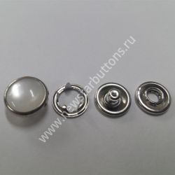 КНОПКА ТРИКОТАЖНАЯ (ЖЕМЧУЖИНА БЕЛАЯ) 9,5 ММ/1440 ШТ