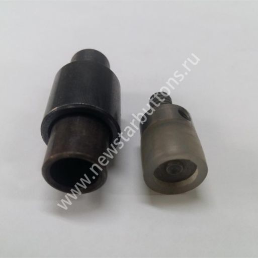 НАСАДКА ДЛЯ ХОЛЬНИТЕНА ДЖИНСОВОГО 9,5 ММ - ВДАВЛЕННАЯ ПОЛУСФЕРА