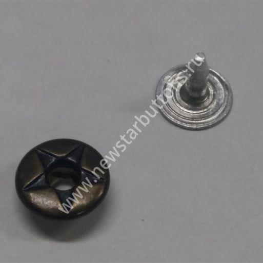 ХОЛЬНИТЕН ЛАТУННЫЙ ДЖИНСОВЫЙ (9,5ММ) №36