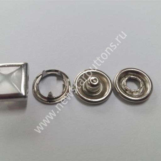 КНОПКА ТРИКОТАЖНАЯ (КВАДРАТ 10Х10 ММ) 9,5 ММ /1440 ШТ